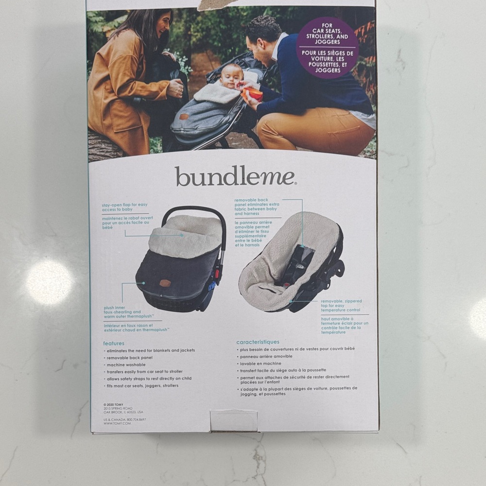JJ Cole Pink and Gray Infant Bundleme Cover - Picture 3 of 5